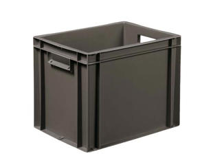 Arca EURO kasse P. 40x30x32h cm grå