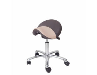 Sadelstol Donald grå/sand