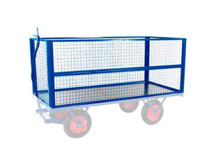 Trækvognstilbehør netsider, 100x200 cm