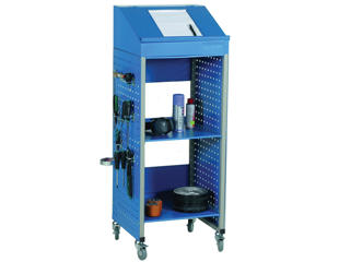 Skrivepult til værktøjsvogn Flex blå