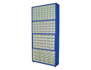 Skuffereol Hi-Max med 141 småskuffer