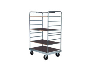 Etagevogn Heavy Steel, 80x120x190h cm.
