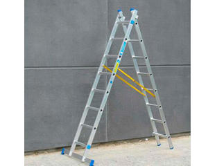 Kombi-skydestige 2-delt. 2x12 trin. 6,1m