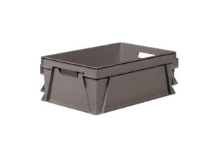 Arca EURO kasse P. 60x40x23h cm grå