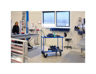 Bordvogn BlueSteel, 70x100 cm.