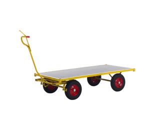 Trækvogn 100x200cm, gul