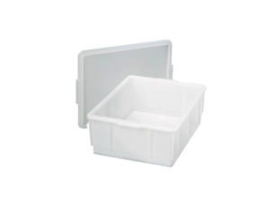 Fødevareks. 42x32x21h cm. 23 ltr Natur