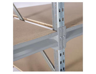 Atlas bjælke til storreol 180 cm. Lysegrå.