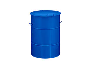Affaldsbeholder i metal 160 ltr. Sort