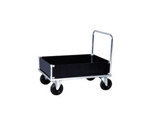 Ladvogn Steel 4 sider 80x120 cm