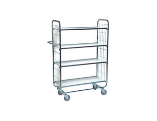 Hyldevogn fleksibel 4 hylder 140x159h cm