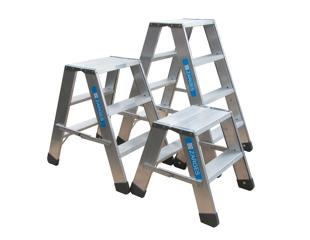 Arbejdsbuk m. 4 trin, 0,88. Alu