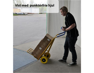 Sækkevogn ergo håndtag, gul. 250 kg.