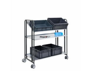 Hyldevogn fleksibel 128 cm 3 hylder