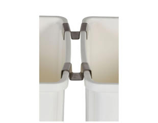 Koblingsbeslag til affaldsspande