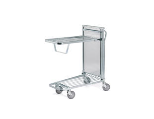 Plukkevogn m. elevator top hylde