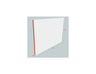 Gangskilt til reol 420x300 Vinkelskilt