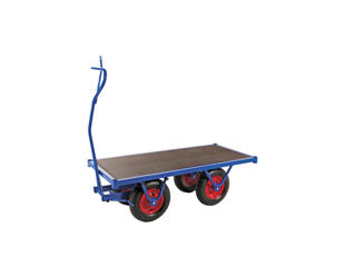 Trækvogn  70x150 cm, blå