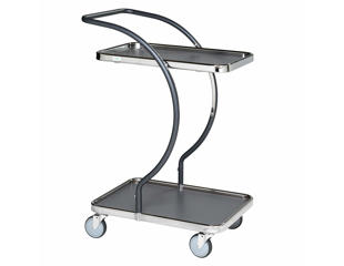 Lille bordvogn C-line m. 2 hylder