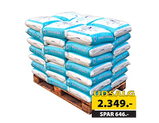 Vejsalt på palle 25 kg sække