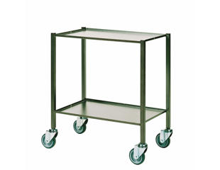 Lille rullebord 2 hylder 42x67x76h cm, div.