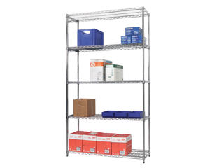 Trådreol Wirefix 46x122x200 h cm