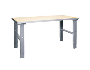 Arbejdsbord 80x120 cm justerbar 70-97 cm