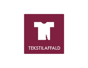 Pictogram udendørs 'TEKSTILAFFALD'