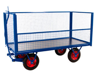 Trækvognstilbehør netsider, 100x200 cm