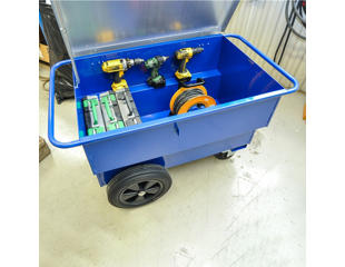 Værktøjsvogn, 76x126x72h cm