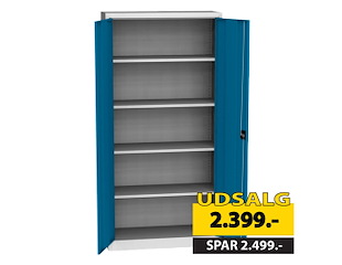 Værkstedsskab UniStore II 40 x 95 x 195h 