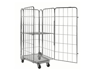 Rullecontainer 70 cm Bred m. 3 vægge