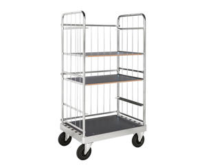 Etagevogn Heavy Steel, 80x120x190h cm.