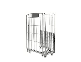 Rullecontainer 70 cm Bred m. 2 vægge