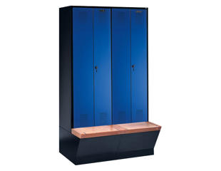 Evolo Omklædningsskab  m/bænk