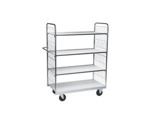 Hyldevogn fleksibel 4 hylder 139 cm