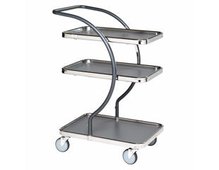 Lille bordvogn C-line m. 3 hylder