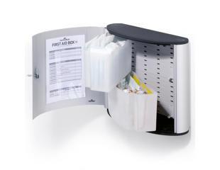 Førstehjælpsskab Medium inkl. indhold