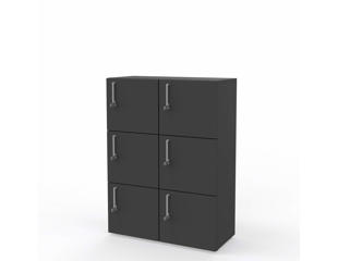 Personaleboks W6 med 6 rum