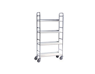 Hyldevogn med 4 hylder, 29x79x150h cm