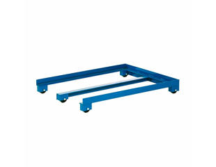 Pallevogn, max løft: 1000 kg, blå