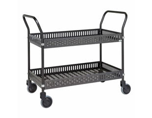 Opfyldningsvogn m. 2 hylder, antracit