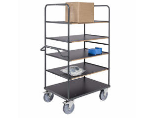 Etagevogn Ergo 5 hylder 80x130x180h cm