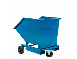 Tipvogn 300 liter blå