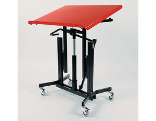 Maxibord, højdejusterbart m. 4 hjul