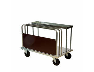 Pladevogn med 2 bøjler