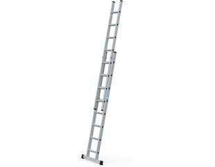 Skydestige 2-delt. 2x10 trin. 4,9m. Alu.