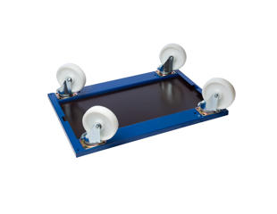 4 nylonhjul, svingbare