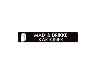 Pictogram 'MAD & DRIKKE KARTONER'