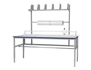 Pakkebord Ergo Manuel 150x80 cm, gråhvid